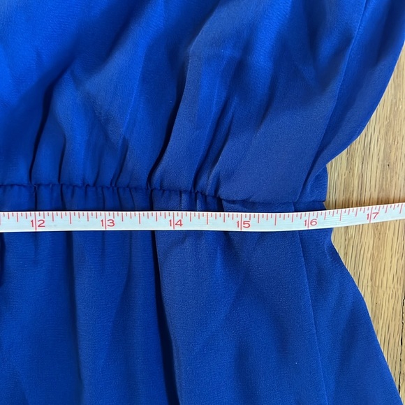 DANIEL RAINN Lined Royal Blue Dress, Size Large - Picture 10 of 12